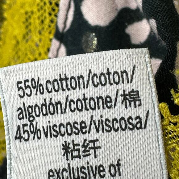 Victorias Secret Cami Camisole Crop Top Womens Size XS Leopard Animal Print Lace - Picture 8 of 8